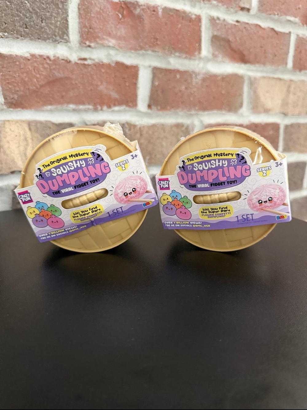 The Original Mystery Squishy Dumpling RMS brand new (Set of 2) NEW EDITION